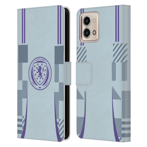 Scotland National Football Team 2024/25 Kits Away Leather Book Wallet Case Cover For Motorola Moto G Stylus 5G 2023