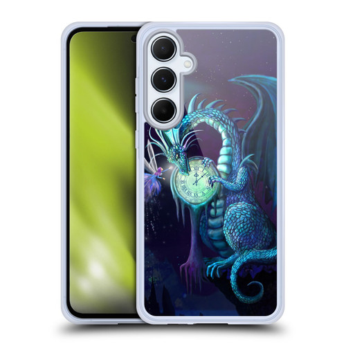 Rose Khan Dragons Blue Time Soft Gel Case for Samsung Galaxy A55 5G