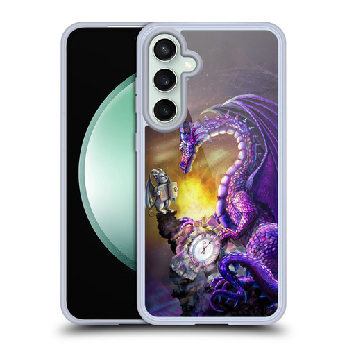 Rose Khan Dragons Purple Time Soft Gel Case for Samsung Galaxy S23 FE 5G