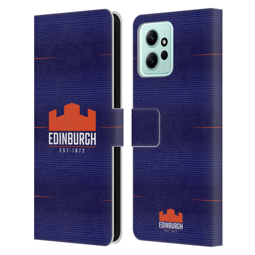 Edinburgh Rugby 2023/24 Crest Kit Home Leather Book Wallet Case Cover For Xiaomi Redmi 12