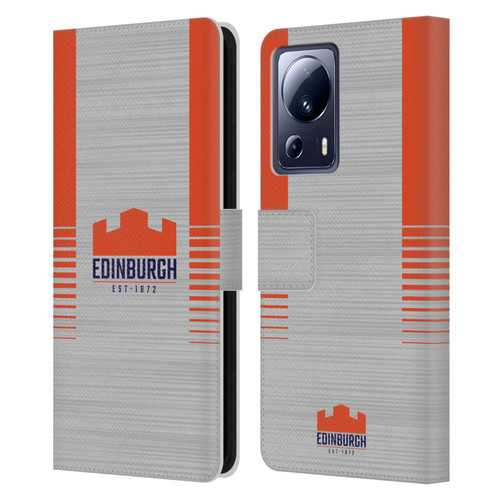 Edinburgh Rugby 2023/24 Crest Kit Away Leather Book Wallet Case Cover For Xiaomi 13 Lite 5G