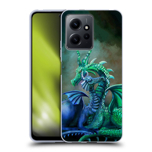 Rose Khan Dragons Green And Blue Soft Gel Case for Xiaomi Redmi Note 12 4G