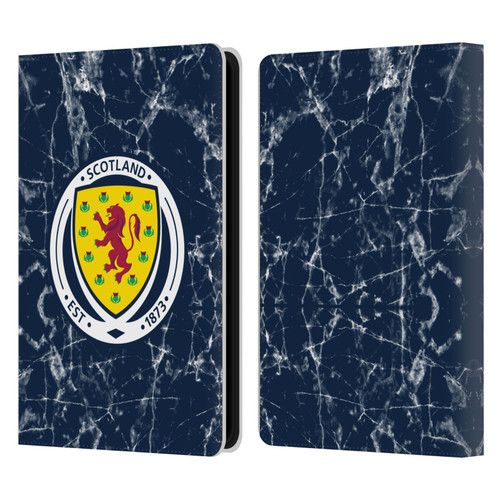 Scotland National Football Team Logo 2 Marble Leather Book Wallet Case Cover For Amazon Kindle Paperwhite 5 (2021)