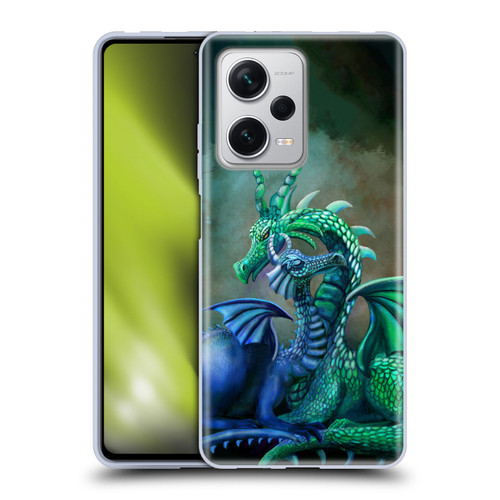 Rose Khan Dragons Green And Blue Soft Gel Case for Xiaomi Redmi Note 12 Pro+ 5G