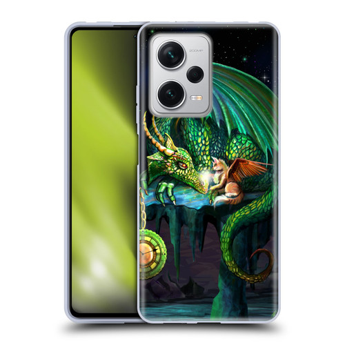 Rose Khan Dragons Green Time Soft Gel Case for Xiaomi Redmi Note 12 Pro+ 5G