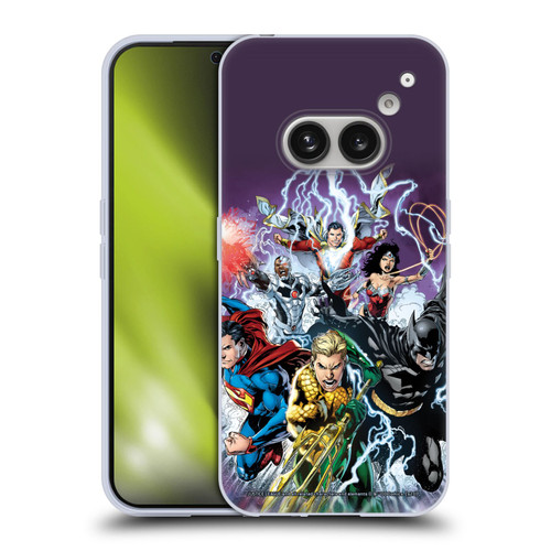 Justice League DC Comics Comic Book Covers New 52 #15 Soft Gel Case for Nothing Phone (2a)