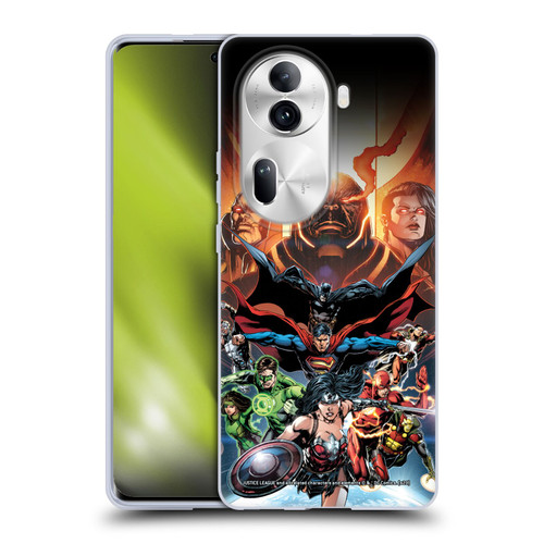 Justice League DC Comics Comic Book Covers #10 Darkseid War Soft Gel Case for OPPO Reno11 Pro