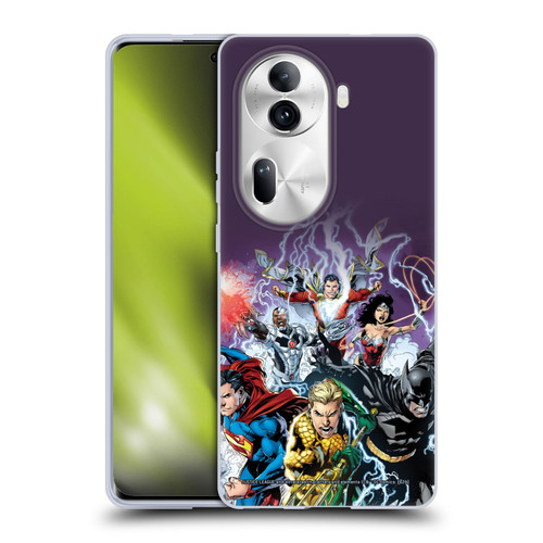 Justice League DC Comics Comic Book Covers New 52 #15 Soft Gel Case for OPPO Reno11 Pro