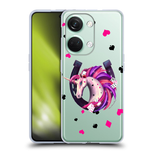 Rose Khan Unicorn Horseshoe Pink And Purple Soft Gel Case for OnePlus Nord 3 5G