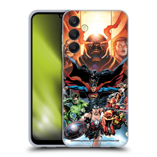 Justice League DC Comics Comic Book Covers #10 Darkseid War Soft Gel Case for Samsung Galaxy A25 5G