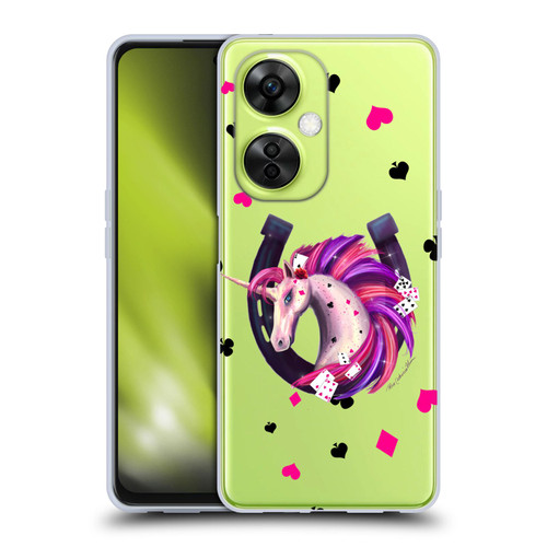 Rose Khan Unicorn Horseshoe Pink And Purple Soft Gel Case for OnePlus Nord CE 3 Lite 5G