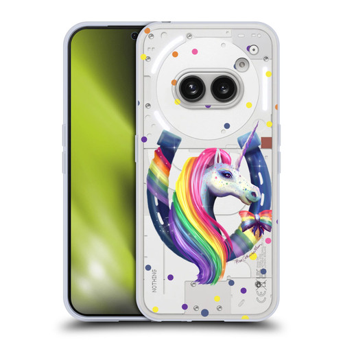 Rose Khan Unicorn Horseshoe Rainbow Soft Gel Case for Nothing Phone (2a)