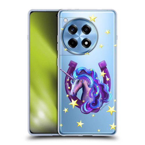 Rose Khan Unicorn Horseshoe Stars Soft Gel Case for OnePlus 12R