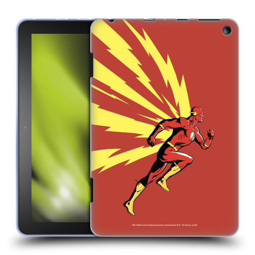 The Flash DC Comics Fast Fashion Running Soft Gel Case for Amazon Fire HD 8/Fire HD 8 Plus 2020