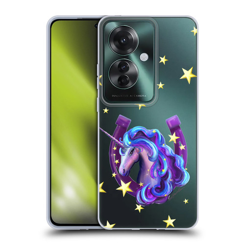 Rose Khan Unicorn Horseshoe Stars Soft Gel Case for OPPO Reno11 F 5G / F25 Pro 5G