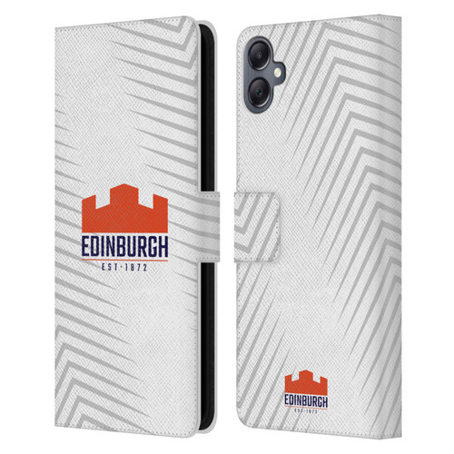 Edinburgh Rugby Graphic Art White Logo Leather Book Wallet Case Cover For Samsung Galaxy A05