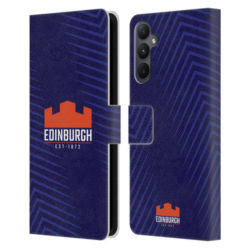 Edinburgh Rugby Graphic Art Blue Logo Leather Book Wallet Case Cover For Samsung Galaxy A05s