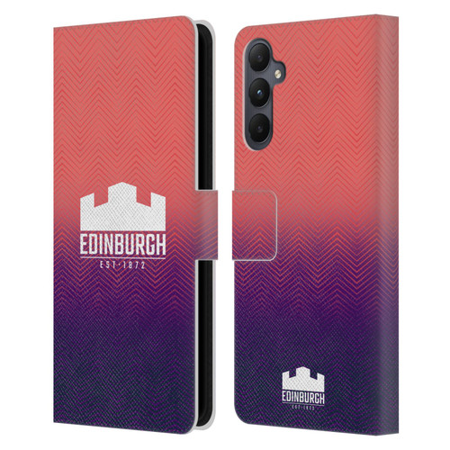 Edinburgh Rugby Graphic Art Training Leather Book Wallet Case Cover For Samsung Galaxy A05s