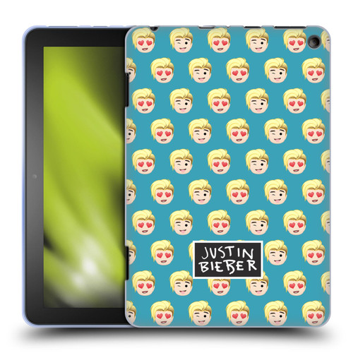 Justin Bieber Justmojis Patterns Soft Gel Case for Amazon Fire HD 8/Fire HD 8 Plus 2020