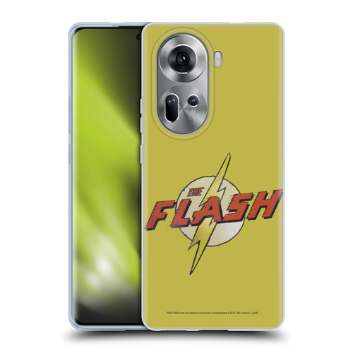 The Flash DC Comics Fast Fashion Logo Soft Gel Case for OPPO Reno11