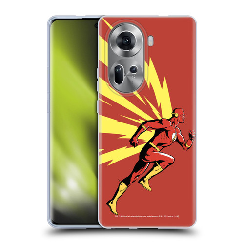 The Flash DC Comics Fast Fashion Running Soft Gel Case for OPPO Reno11