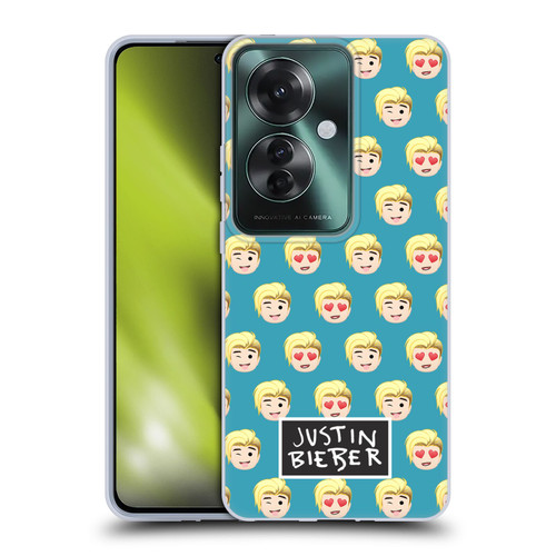 Justin Bieber Justmojis Patterns Soft Gel Case for OPPO Reno11 F 5G / F25 Pro 5G
