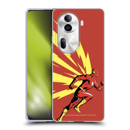 The Flash DC Comics Fast Fashion Running Soft Gel Case for OPPO Reno11 Pro