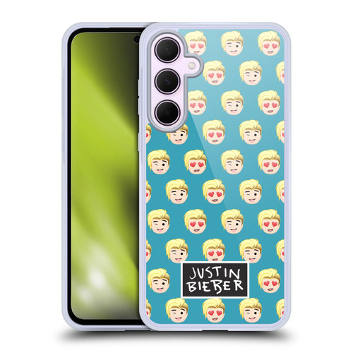 Justin Bieber Justmojis Patterns Soft Gel Case for Samsung Galaxy A35 5G