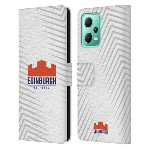 Edinburgh Rugby Graphic Art White Logo Leather Book Wallet Case Cover For Xiaomi Redmi Note 12 5G