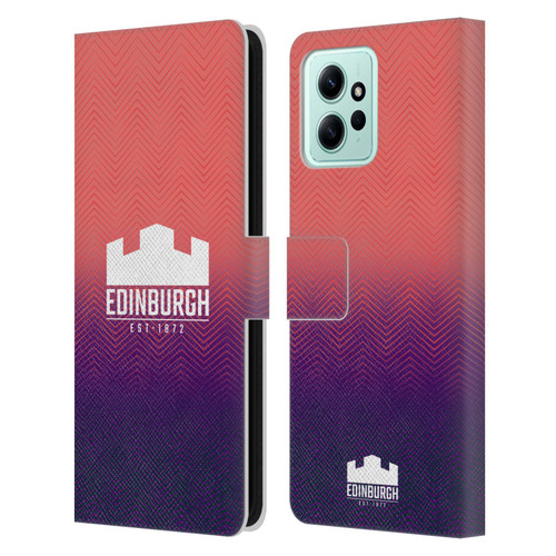 Edinburgh Rugby Graphic Art Training Leather Book Wallet Case Cover For Xiaomi Redmi 12