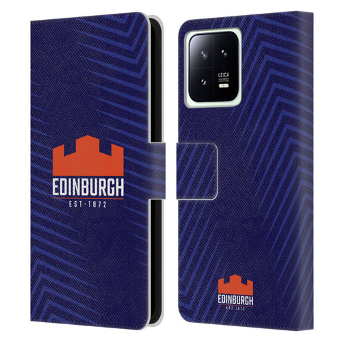 Edinburgh Rugby Graphic Art Blue Logo Leather Book Wallet Case Cover For Xiaomi 13 5G