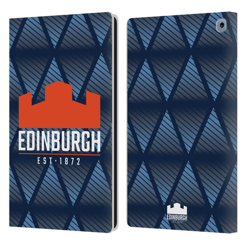 Edinburgh Rugby Graphics Pattern Leather Book Wallet Case Cover For Amazon Fire HD 10 / Plus 2021