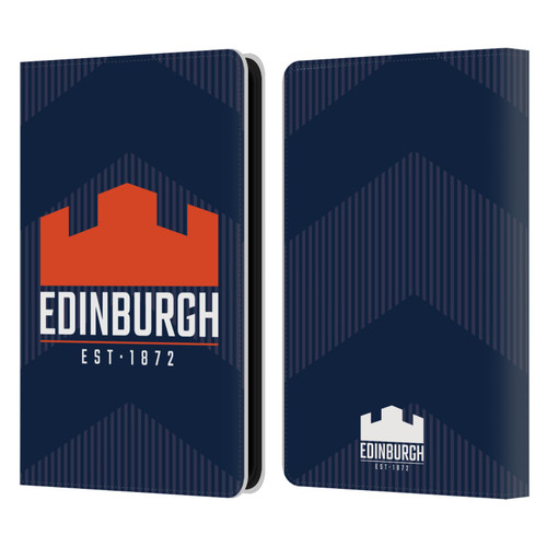 Edinburgh Rugby Graphics Lines Leather Book Wallet Case Cover For Amazon Kindle 11th Gen 6in 2022