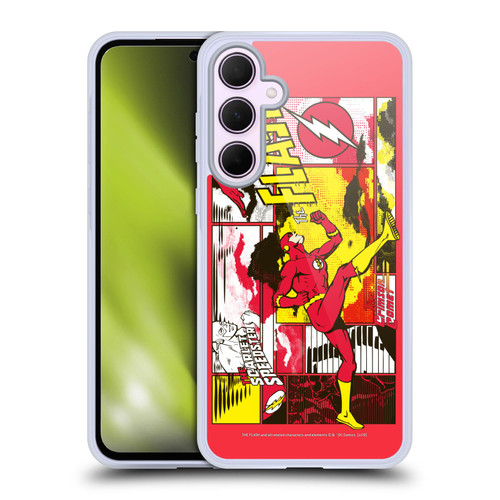 The Flash DC Comics Fast Fashion Pop Art Soft Gel Case for Samsung Galaxy A35 5G