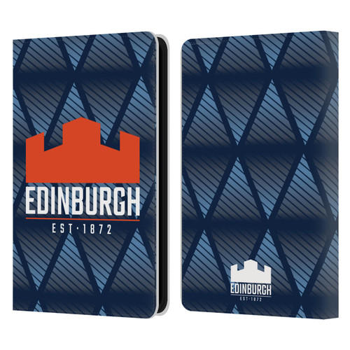 Edinburgh Rugby Graphics Pattern Leather Book Wallet Case Cover For Amazon Kindle 11th Gen 6in 2022