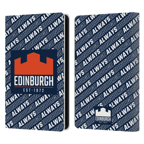 Edinburgh Rugby Graphics Logo Pattern Leather Book Wallet Case Cover For Amazon Kindle Paperwhite 5 (2021)