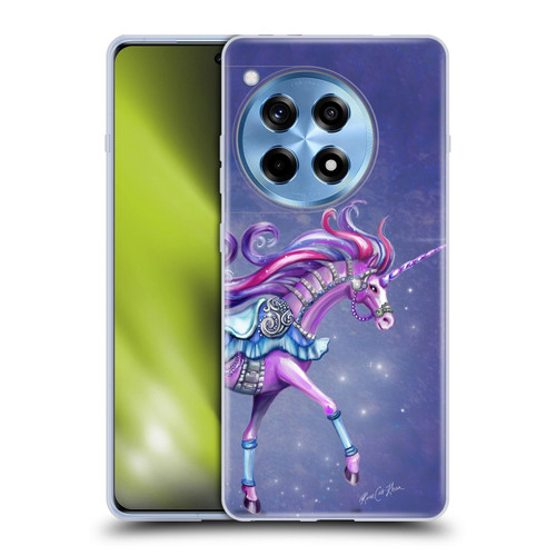 Rose Khan Unicorns Purple Carousel Horse Soft Gel Case for OnePlus 12R