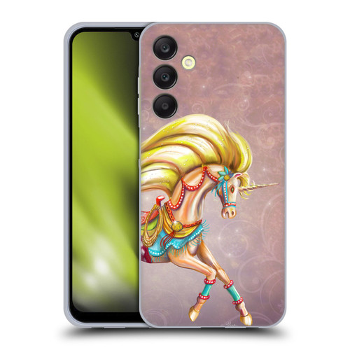 Rose Khan Unicorns Western Palomino Soft Gel Case for Samsung Galaxy A25 5G