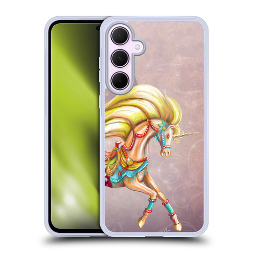 Rose Khan Unicorns Western Palomino Soft Gel Case for Samsung Galaxy A35 5G