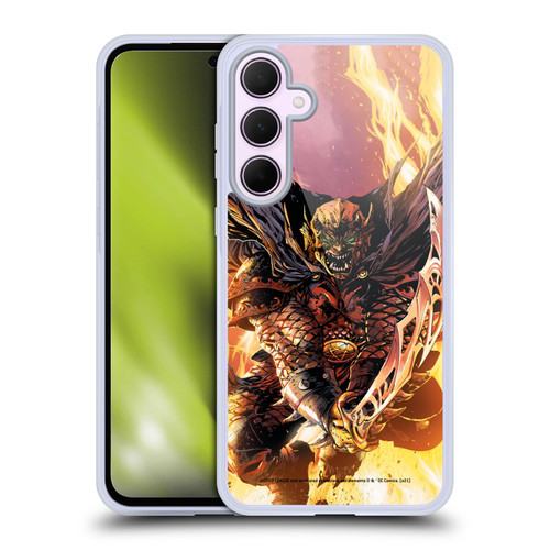Justice League DC Comics Dark Comic Art Etrigan Demon Knights Soft Gel Case for Samsung Galaxy A35 5G