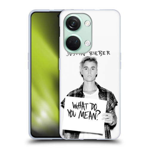 Justin Bieber Purpose What Do You Mean Photo Soft Gel Case for OnePlus Nord 3 5G