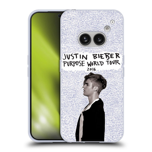 Justin Bieber Purpose World Tour 2016 Soft Gel Case for Nothing Phone (2a)