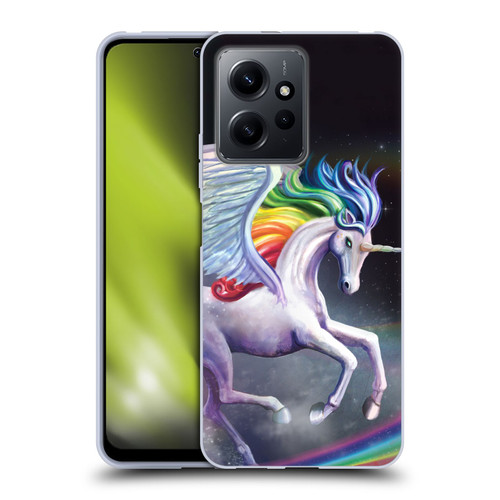 Rose Khan Unicorns Rainbow Dancer Soft Gel Case for Xiaomi Redmi Note 12 4G