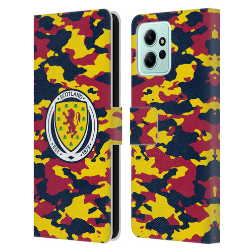 Scotland National Football Team Logo 2 Camouflage Leather Book Wallet Case Cover For Xiaomi Redmi 12