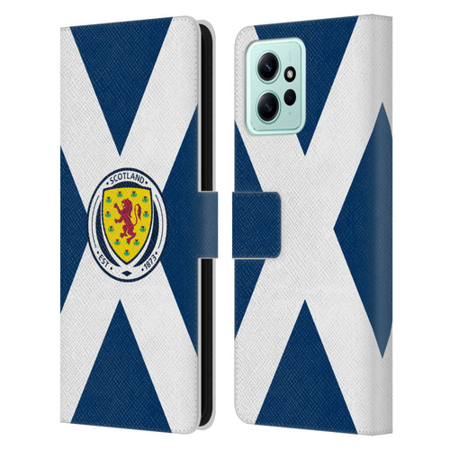 Scotland National Football Team Logo 2 Scotland Flag Leather Book Wallet Case Cover For Xiaomi Redmi 12