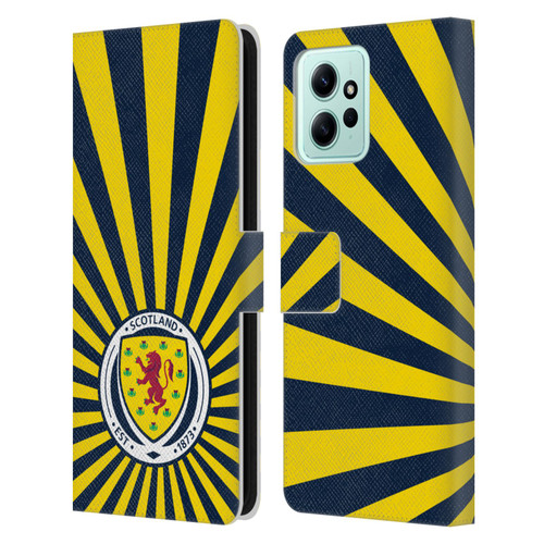 Scotland National Football Team Logo 2 Sun Rays Leather Book Wallet Case Cover For Xiaomi Redmi 12