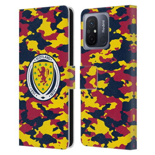 Scotland National Football Team Logo 2 Camouflage Leather Book Wallet Case Cover For Xiaomi Redmi 12C