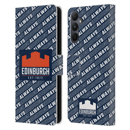 Edinburgh Rugby Graphics Logo Pattern Leather Book Wallet Case Cover For Samsung Galaxy A05s