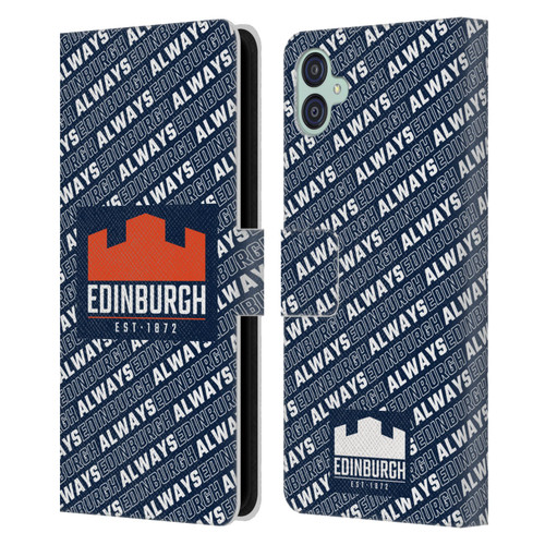 Edinburgh Rugby Graphics Logo Pattern Leather Book Wallet Case Cover For Samsung Galaxy M04 5G / A04e