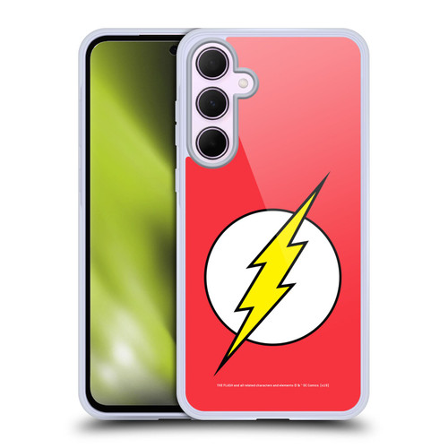 The Flash DC Comics Logo Plain Soft Gel Case for Samsung Galaxy A35 5G